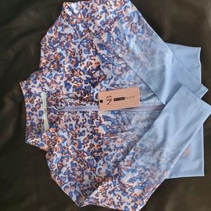 Noire Blanc workout jacket cropped